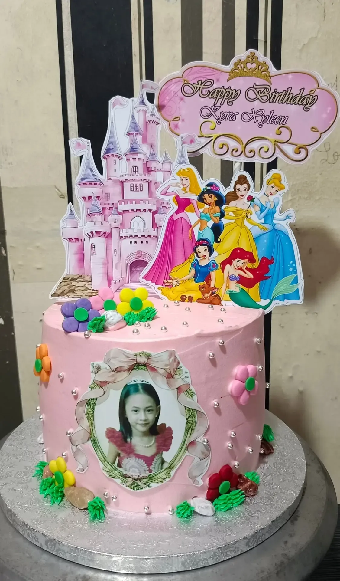 Princess Castle Photo Cake