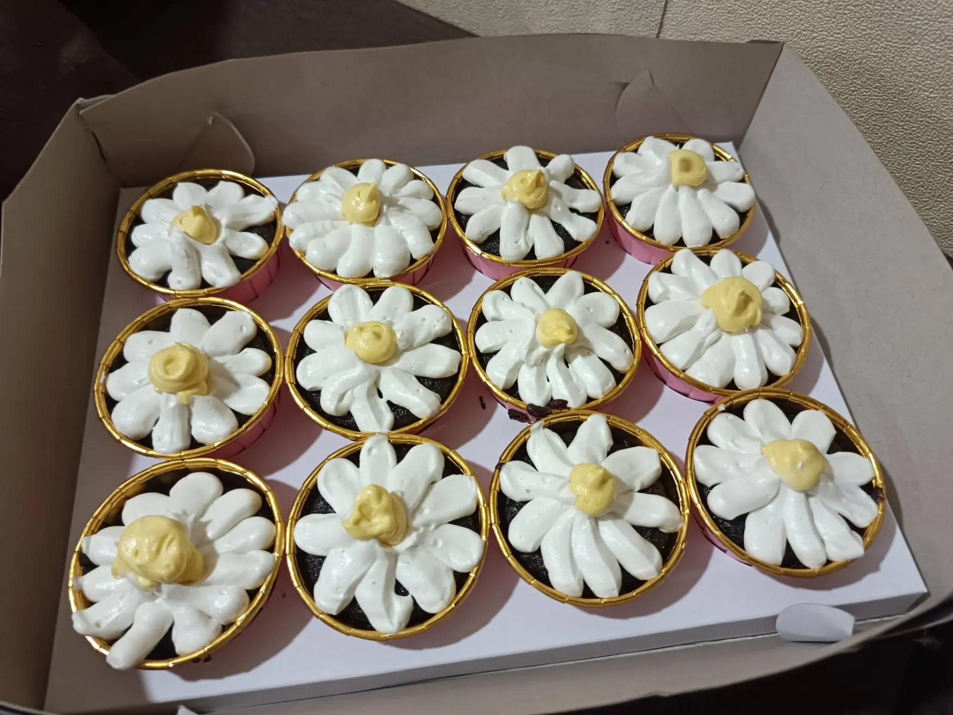 Daisy Cupcakes