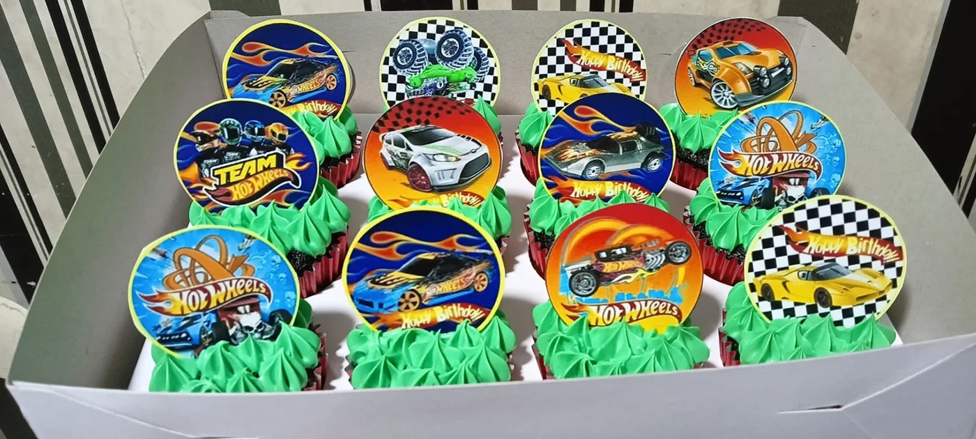 Racing Car Cupcakes