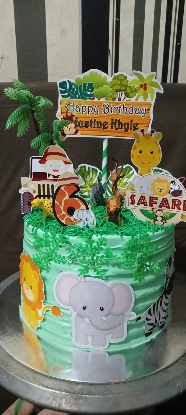 Safari Birthday Cake