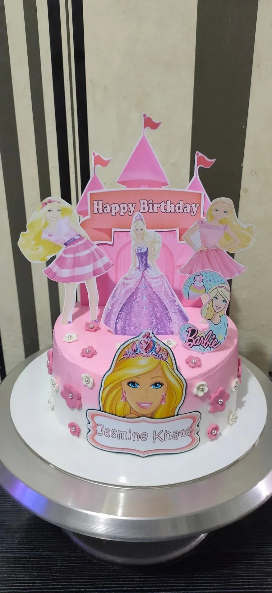 Moon Baby Christening Cake