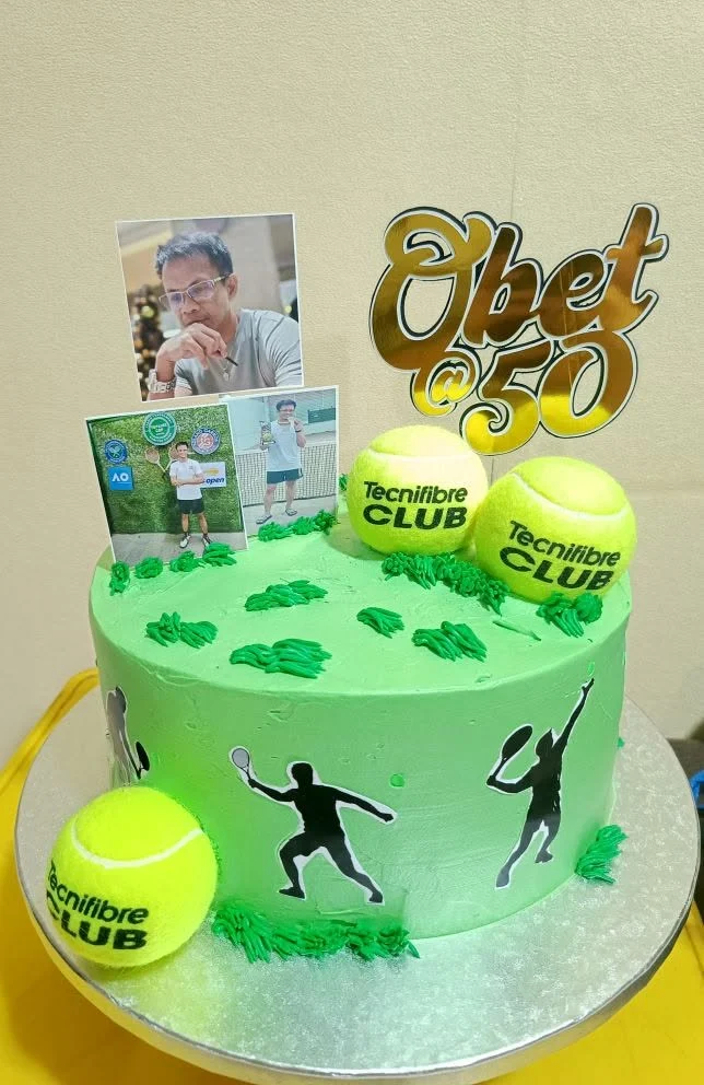 Tennis Themed Cake