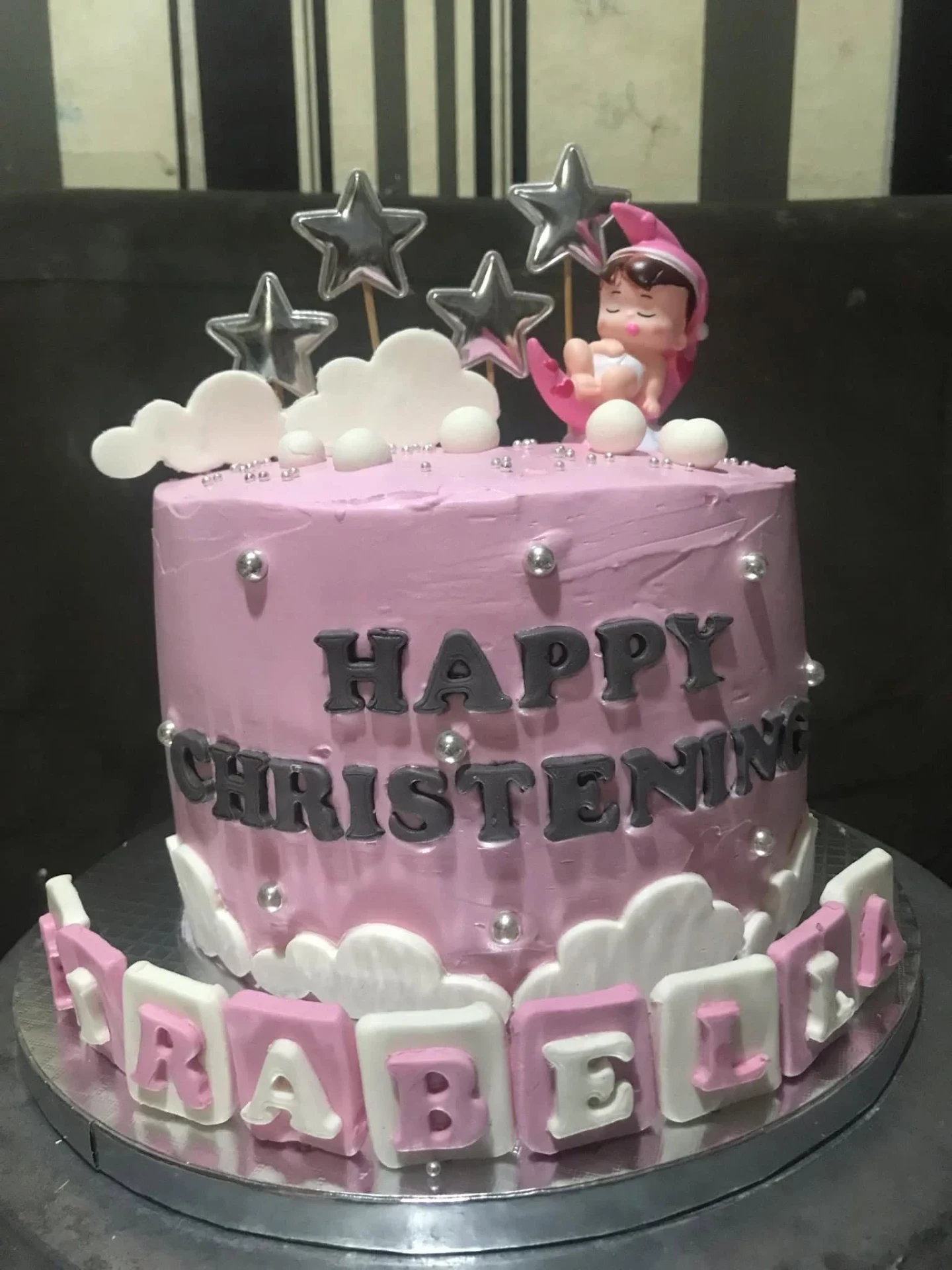 Happy Christening Cake