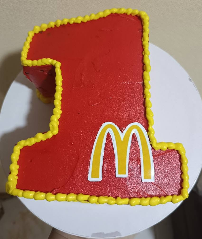 Number Shaped Cake