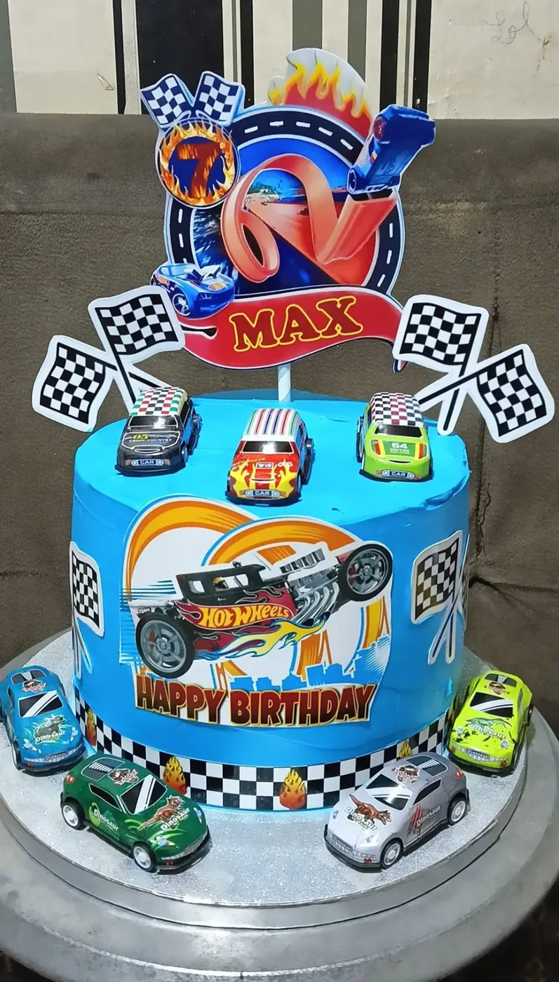 Racing Car Birthday Cake