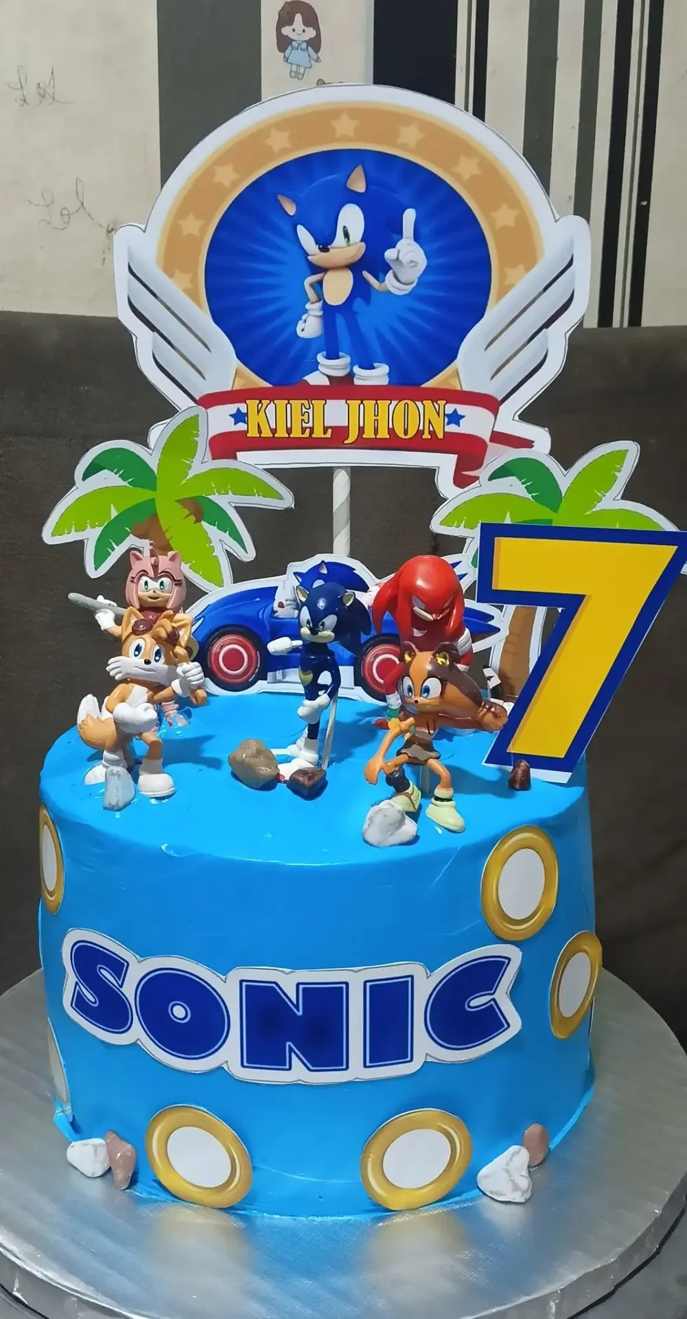 Blue Racer Birthday Cake