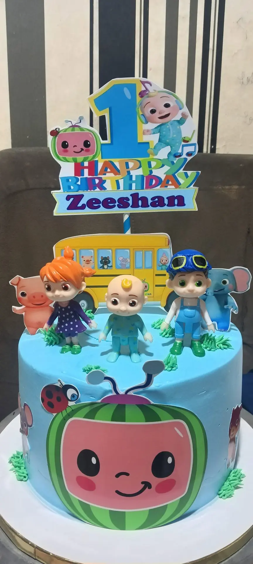 Watermelon Friends 1st Birthday Cake